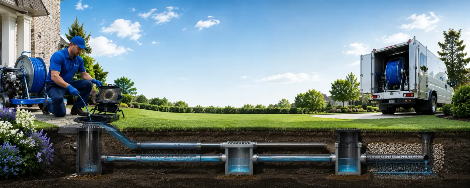 Outdoor drain cleaning information for Shelby, IN